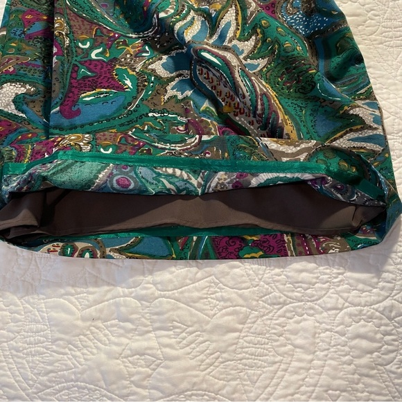 MAEVE by Anthropologie Multicolor Seaside Fields Silk Dress Size 6 - Picture 7 of 12